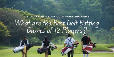 golf betting terms|golf betting games with cards.